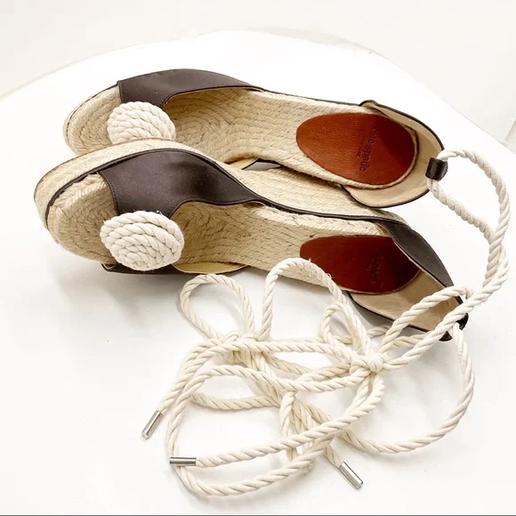 🆕{Kate Spade} Lace-Up Wedge Espadrilles - Picture 8 of 15
